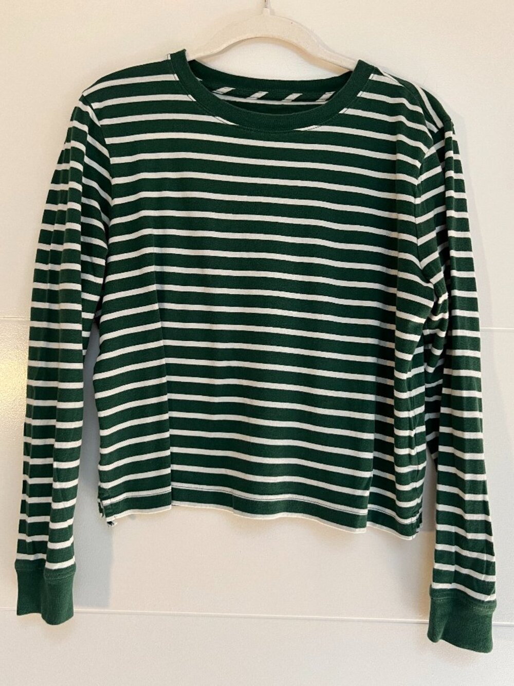 Green Striped J. Crew Vintage Jersey - So comfy! Size Small